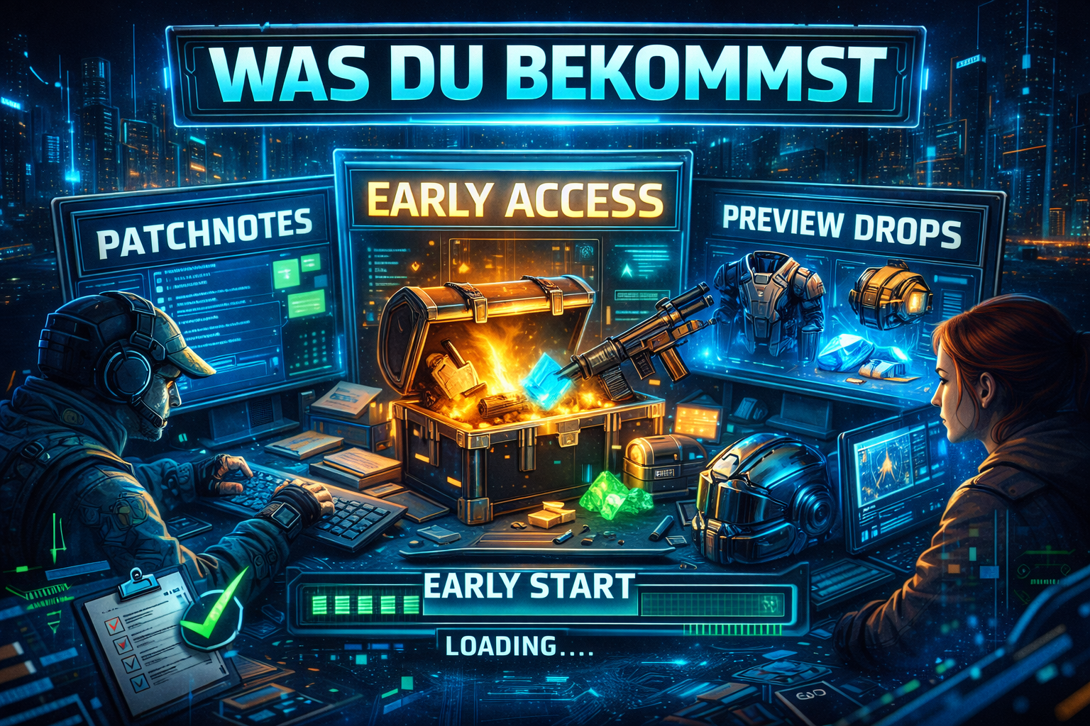 WAS DU BEKOMMST – Early Access, Patchnotes, Preview-Drops